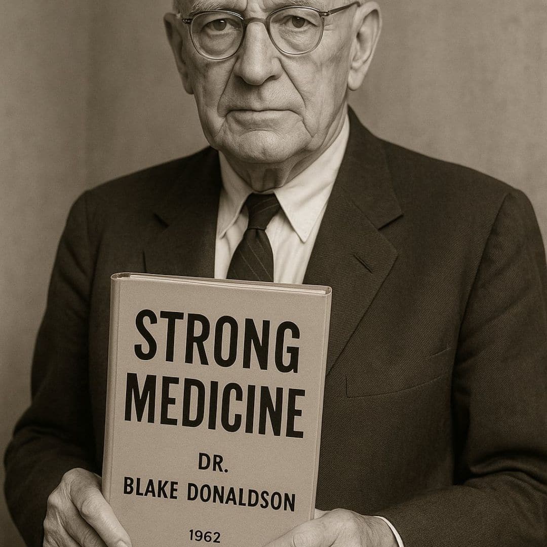 SamaHoole's tweet photo. Blake Donaldson treated obesity with fatty meat and water for four decades, and he got the prescription by walking into a museum and asking the anthropologists a question.

He was not a fringe operator. He worked out of a New York hospital, saw ordinary patients, and kept at it for forty years.

Donaldson started seeing overweight patients in the years after the First World War and got nowhere with the standard advice, which was then, as now, to eat less of everything and try harder. So by his own account he went to the American Museum of Natural History and asked the men who studied ancient populations a straightforward question: which peoples had stayed healthy longest on what they had to hand, and what were they eating?

The answer came back fat meat.

That became the prescription. Half a pound of fatty meat three times a day, water, very little else, and no lecture about willpower. He reported treating thousands of patients on it across those four decades, for obesity and for the arthritis, hypertension and heart trouble that travel with it, and he wrote the whole thing up in 1962 in a book called Strong Medicine, now out of print and worth hunting down.

The remarkable thing is how unremarkable his reasoning was. He did not run a trial or model a mechanism. He asked what the animal in question had been eating for the length of its existence, and then fed it that.

Genus Homo has been at this roughly 2.5 million years. Agriculture is about twelve thousand of them. That is 0.04 per cent of the run, and the industrial food supply that actually produces the patients in his waiting room is less than a rounding error on top of it. Fatty ruminant meat is not a fad diet. It is the default setting, and everything else is the experiment.

What stands out reading him now is the absence of moralising. Donaldson did not think his patients were greedy or weak. He thought they had been handed food that made them hungry, and he changed the food instead of the patient.

Every commercial weight-loss system built since has done the opposite. Keep the food, add a scoring system, and locate the fault in the person paying.

He asked a museum and got a better answer than the profession managed in the following half century.