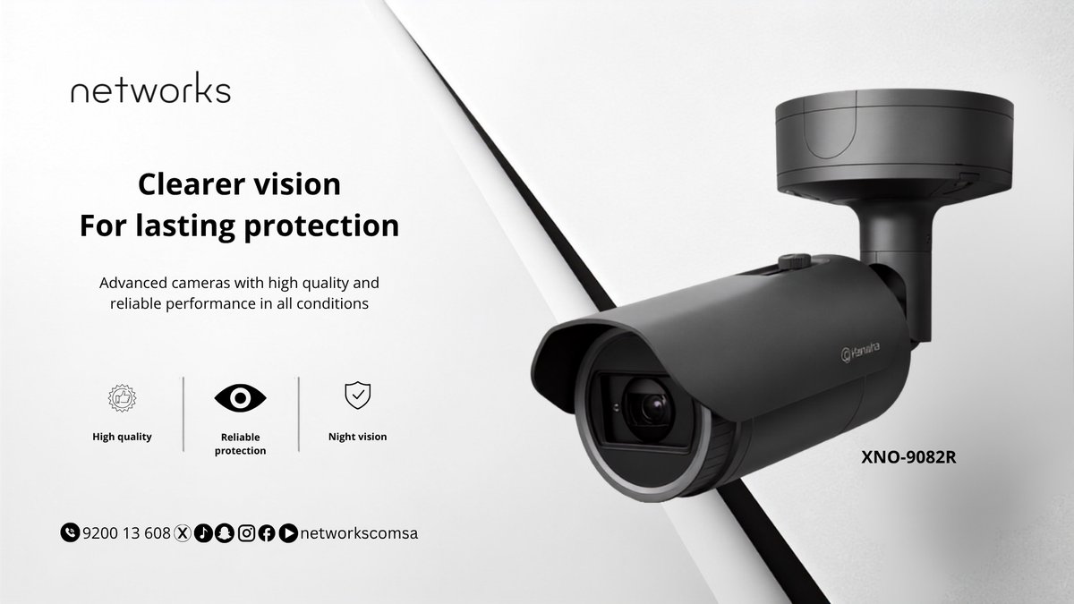 networkscomsa's tweet photo. Clearer vision... and lasting protection.
Contact us now 👇
https://t.co/2DkpWqJWrw
Supply | Installation | Programming | Maintenance
#networks
#شبكات https://t.co/cg3zs0Jyx2