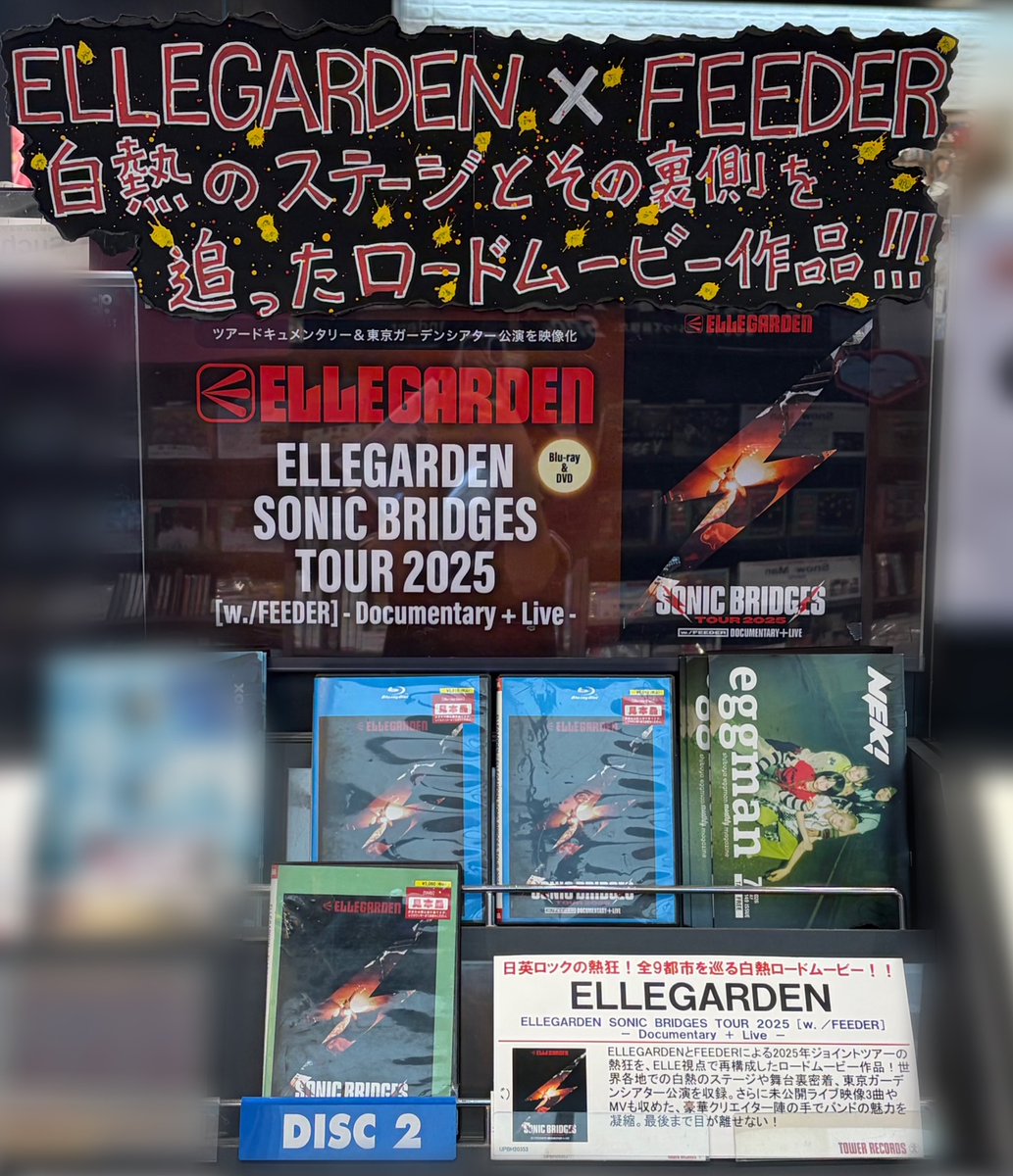 ELLEGARDEN】 ／ ライブBlu-ray&DVD 『ELLEGARDEN SONIC BRIDGES TOUR