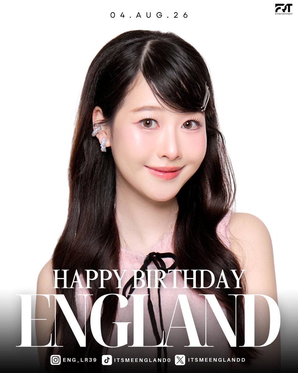 frt_ent's tweet photo. 🥳 BIG HAPPY BIRTHDAY TO ENGLAND! 🥂
Sending all the best vibes to our dearest England on your special day! May your year ahead be packed with endless joy, huge wins, and unforgettable moments. Keep sparkling and doing your magic! ✨

#EnglandLadamanee
#FRTentertainment https://t.co/xL5GA4S2CB