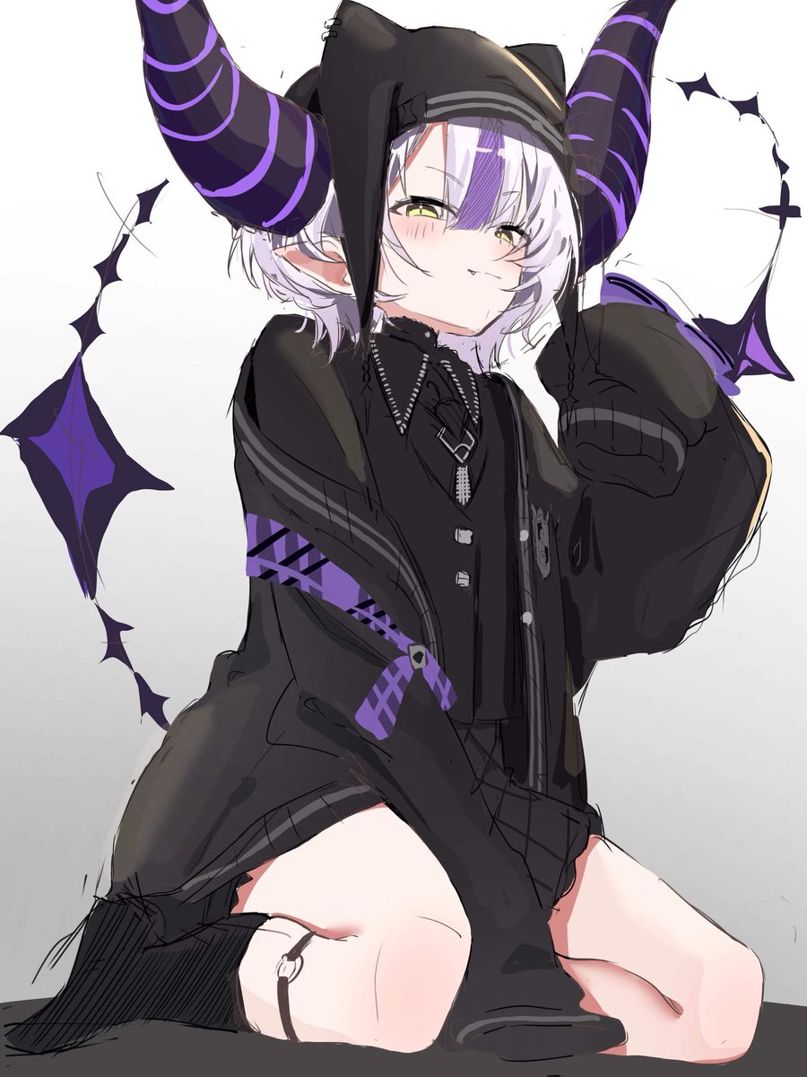 nanashi_1982's tweet photo. 新衣装可愛い！
色ラフ！
#laplus_artdesu https://t.co/mzehjkE8Qx