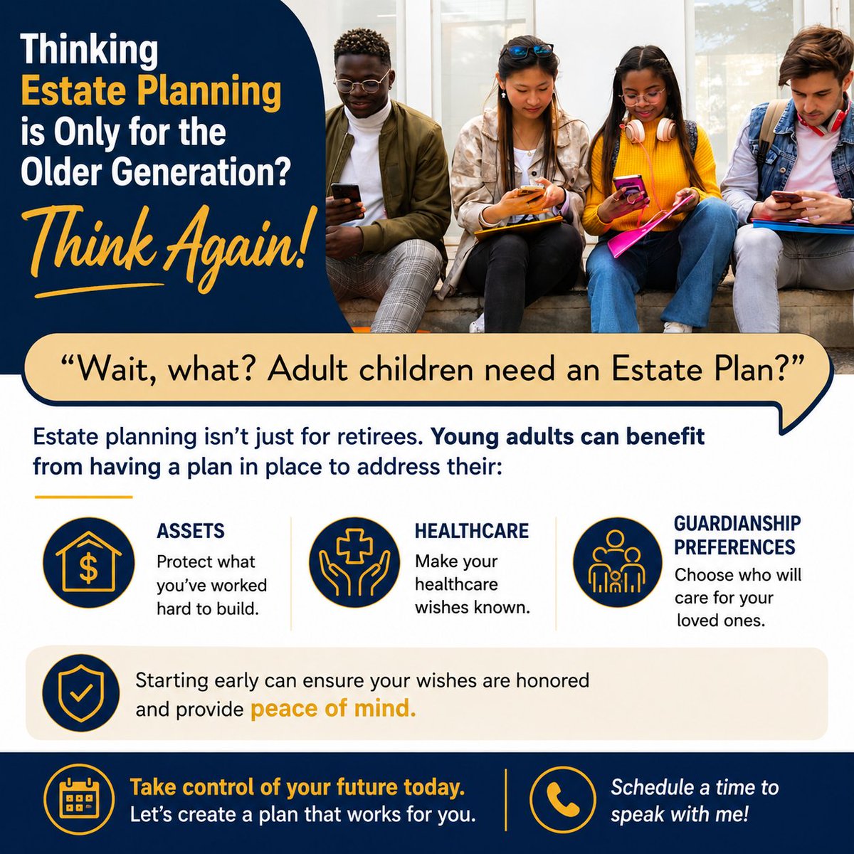 You_Can_Retire's tweet photo. #EstatePlanningEarly #YoungAdults #AdultChildren #CollegePlans #StudentSafety #EstatePlans https://t.co/Cr9IL8MlsQ