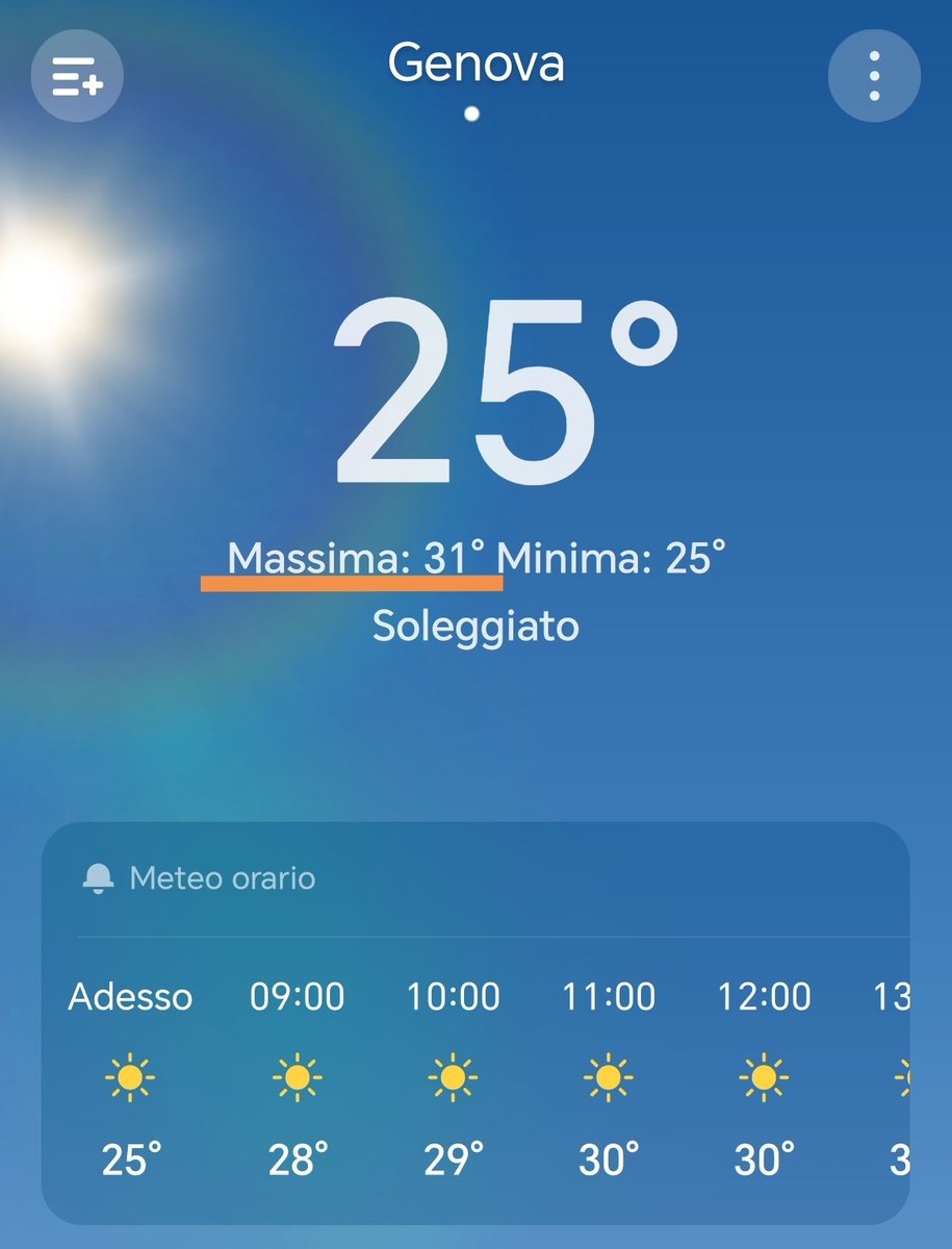 spank75's tweet photo. Massima 31 gradi.
Bollino rosso.
E i cretini col pollice opponibile ci credono.
E urlano all'apocalisse.
Vi devono mangiare i cani di cancello

Buoccionno https://t.co/FjZcdV3L56