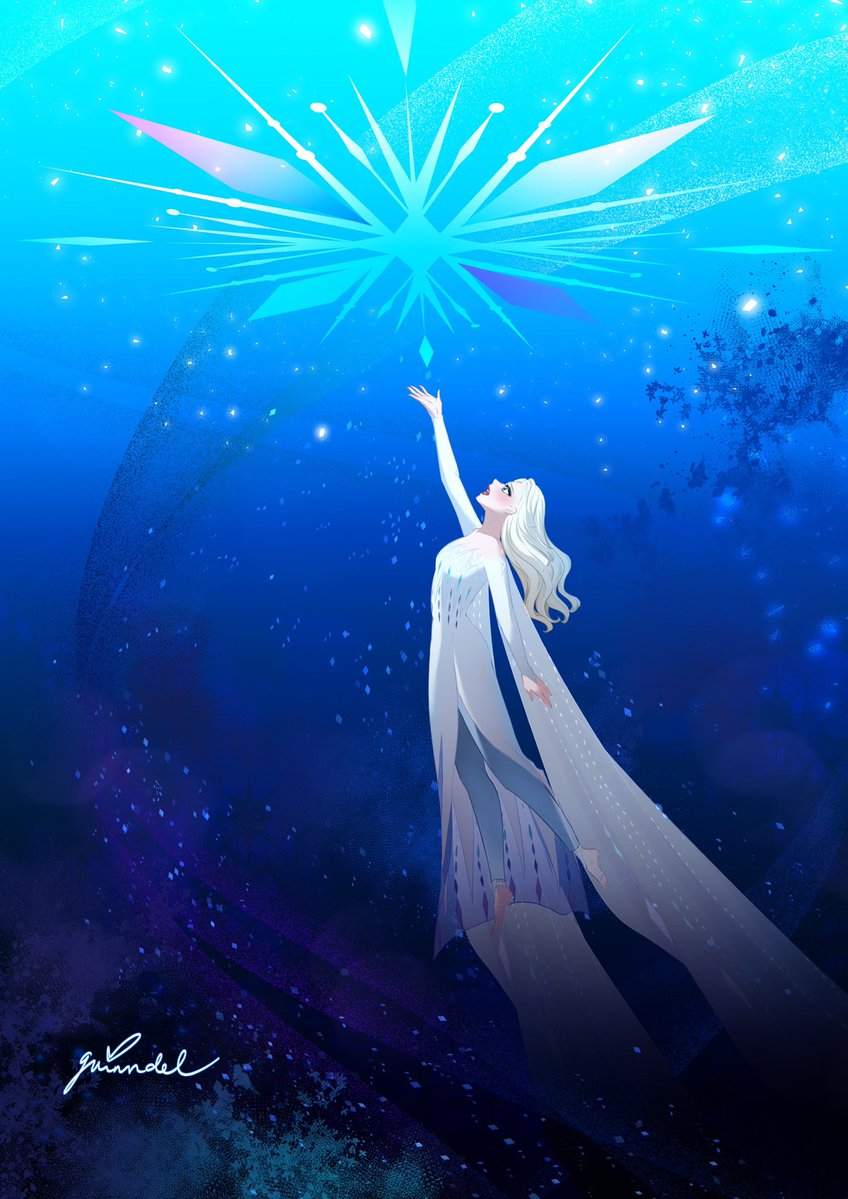 guinndel's tweet photo. elsa, the fifth spirit❄️ #frozen2 https://t.co/TKuxHT4SpW