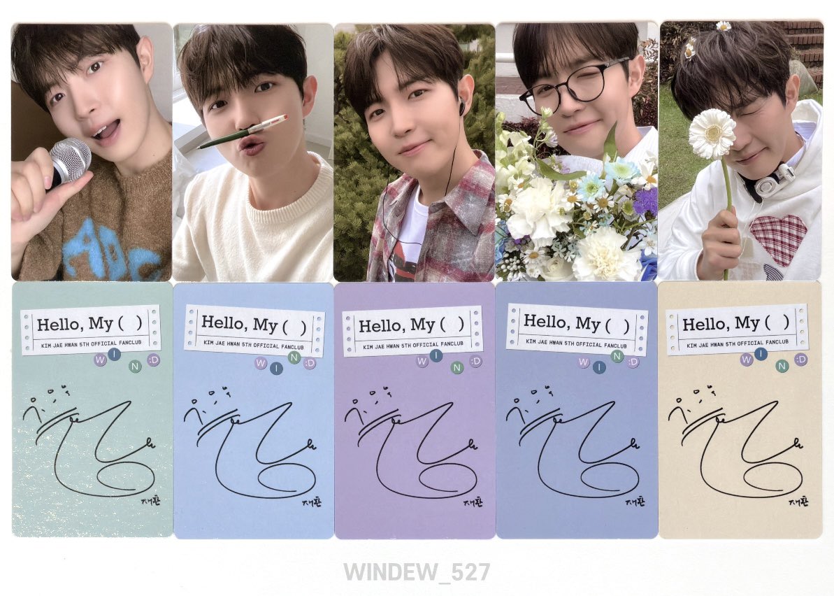 WINDEW_527's tweet photo. KIM JAE HWAN 5th Official Fanclub ‘WIN:D’ FANCLUB KIT

PHOTOCARD

#김재환 #KIMJAEHWAN https://t.co/rmOuEnm9ka