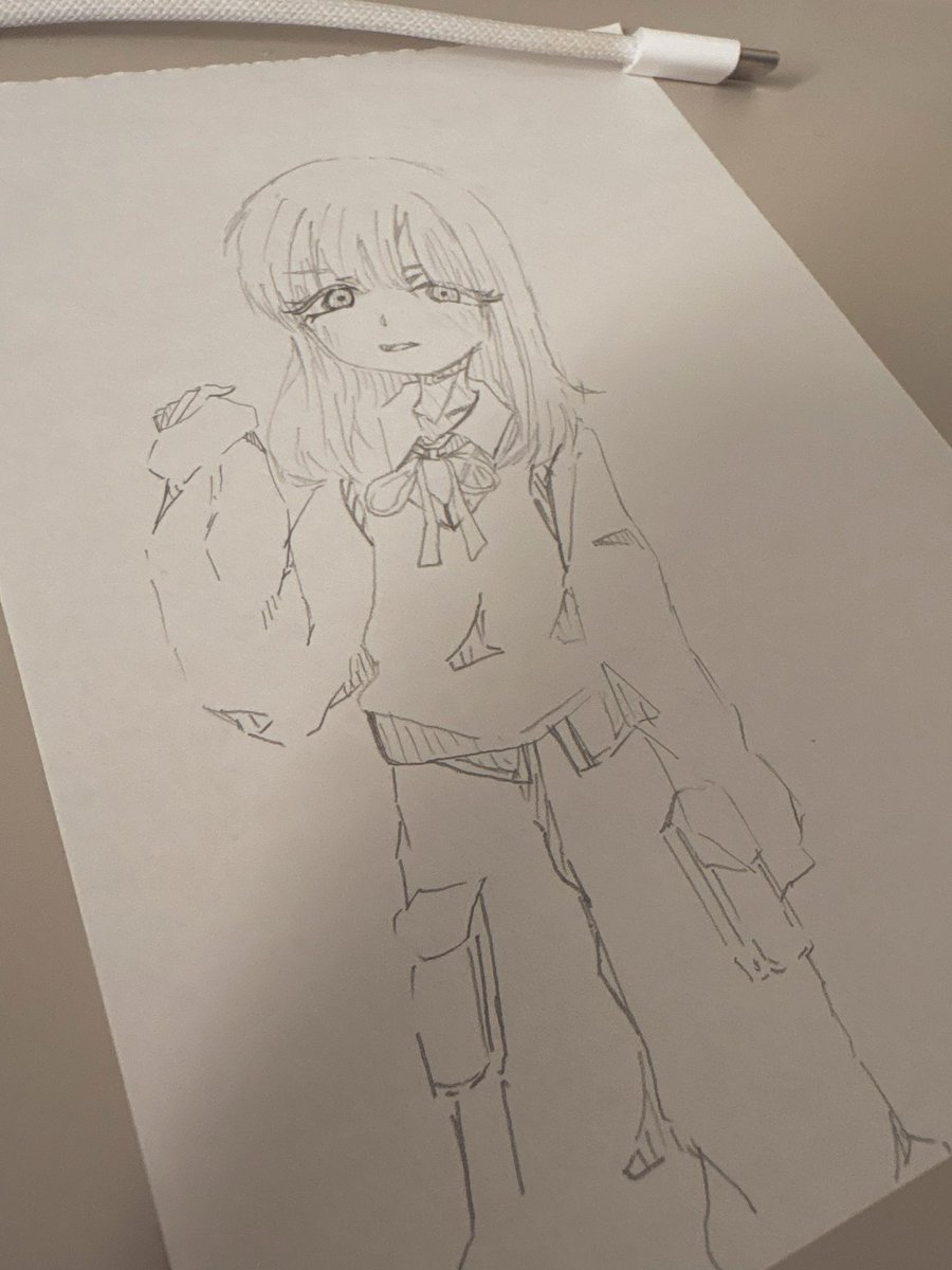 Oebi_12's tweet photo. 課題が1/7くらいおわったよあせあせ

 #アナログイラスト
 #OC https://t.co/d6XQt7Fbpu
