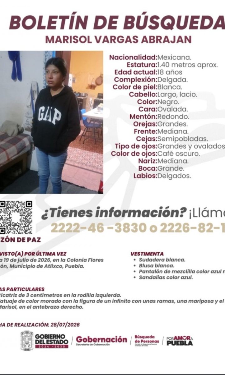 Moonlight_Blue4's tweet photo. 🚨 AYÚDENME A COMPARTIR, POR FAVOR 🚨

Un amigo está viviendo una verdadera pesadilla. 😔💔 

Su hija Marisol Vargas Abrajan lleva 15 días desaparecida.
🙏 

Les pido de corazón que compartan su ficha de búsqueda. 
Un solo clic puede hacer la diferencia y ayudar a que regrese con su familia.
📲 

Compartir también es ayudar. ¡Gracias! 💜🕊️

#HastaEncontrarAMarisol asa