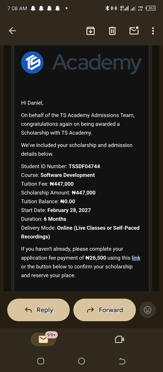 OladapoDaniel11's tweet photo. Thank you for this opportunity @Wizarab10 Make go hustle acceptance fee make everywhere good.😭🥹 https://t.co/RDIHHU8aoh