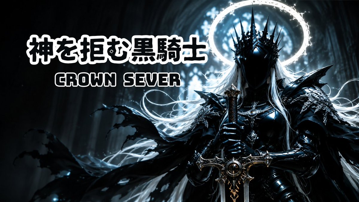 RHYMIXSTUDIO's tweet photo. 【新曲公開】
神に跪くための王冠なら、剣で断ち切れ。

『CROWN SEVER -神を拒む黒騎士-』

荘厳なダークファンタジー戦闘BGM。
商用利用・収益��OK／クレジット必須

🎧【https://t.co/TapkwYvgFj】

#フリーBGM #戦闘BGM #ダークファンタジー https://t.co/WPik4H00ob