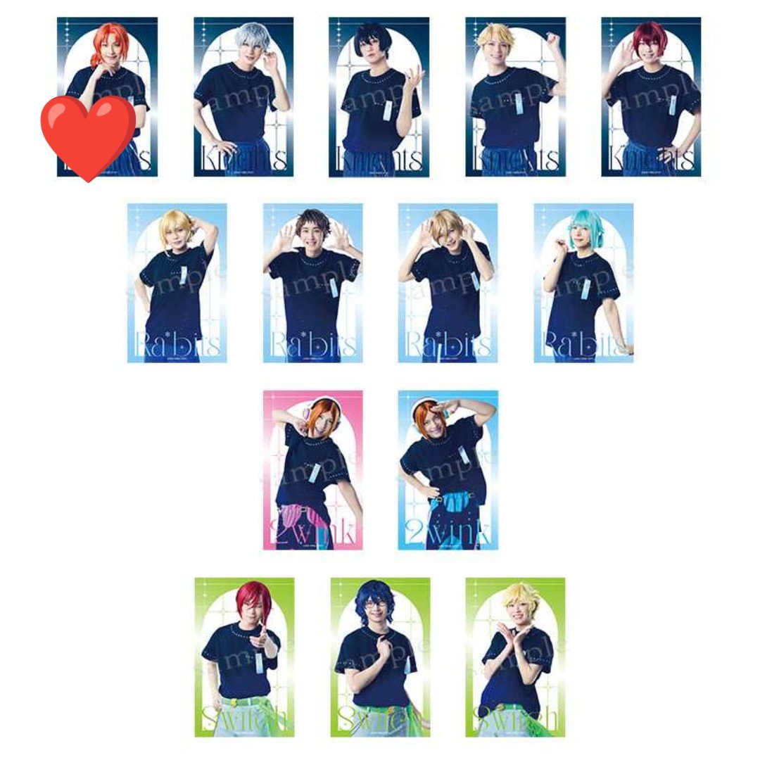 ruka_tmt714's tweet photo. 【交換】あんステ ライブ 10th LIVE ランダム クリカ

譲▶泉 なずな ゆうた 宙
求▶レオ

郵送または8/8現地手渡し
検索からでもお気軽にお声がけ下さい https://t.co/yxJGIADkOR