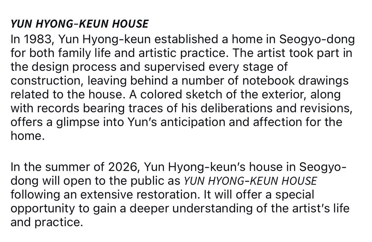 rapmonvirgo's tweet photo. Namjoon visited Yun Hyong-keun house in Seogyo-dong, Seoul which just opened this summer. 🏡

The Yun Hyong-keun House is a historic home and studio in Seogyo-dong, Seoul, designed and built by the late Korean monochrome painter Yun Hyong-keun.

#RM https://t.co/HyBZmhJoP8