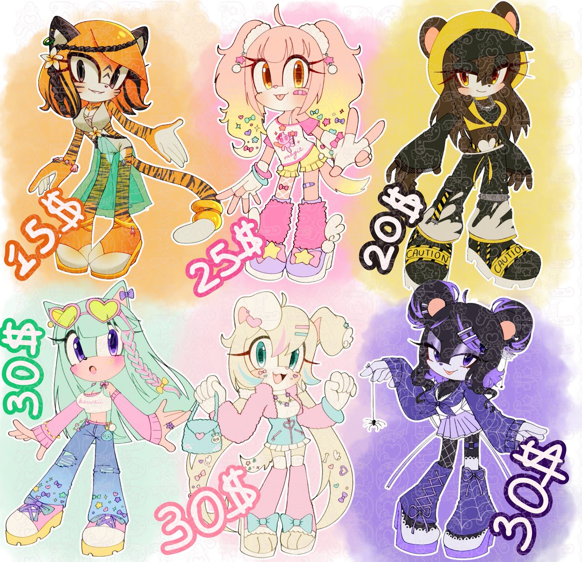 nuinu_17's tweet photo. I decided to sell all the adopters for cheap, but I think with such prices it will hardly be of interest 

In any case, if you are interested, write me a private message

All characters are for personal use.

 Resale is prohibited ❌
#adoptable
#sonicadopt
#adoptableopen https://t.co/0oA0XVHIEs