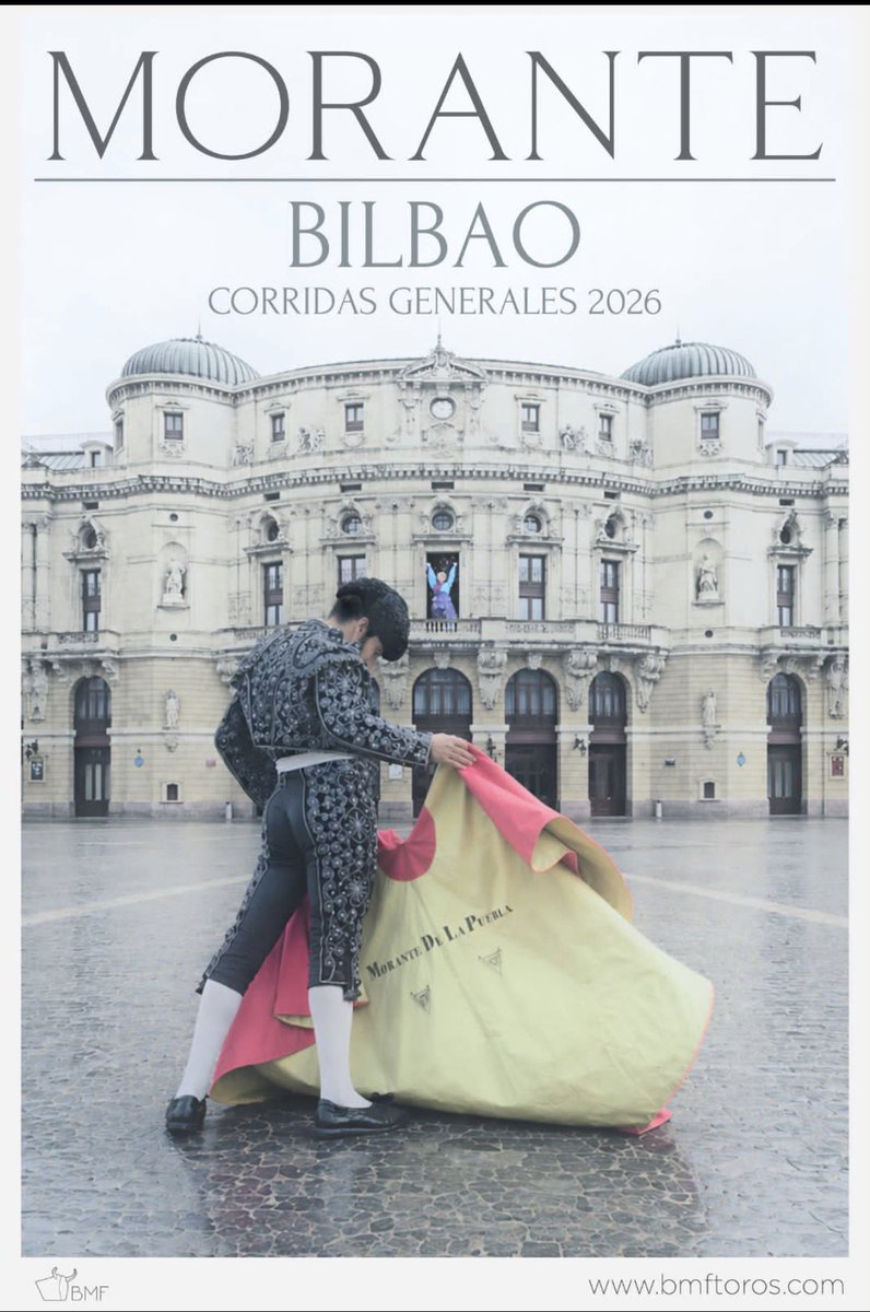 despaciosidad's tweet photo. Parece ser que a determinados sectores en Bilbao, los de siempre, les ha molestado este cartel con Morante y piden la retirada.Razón de más para difundirlo por redes y hacer un llamamiento para acudir, pese a la empresa, y salvar las plazas de San Sebastián y Bilbao. Yo voy. https://t.co/LB8N0VzTBF