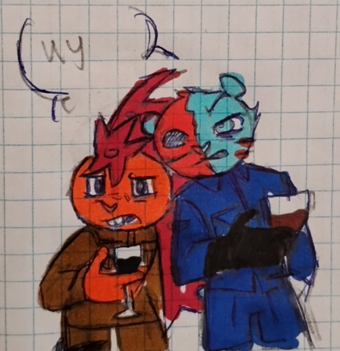 AmurMadam64260's tweet photo. Они #flippy #flaky #azulinunicornwars #happytreefriends #htfandom https://t.co/DKrBXhDesf