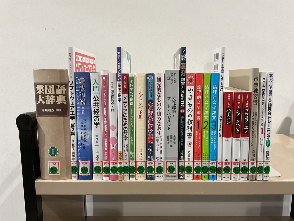 NashiLibK's tweet photo. 新着図書を2階新着書架に配架しました。 https://t.co/0t8S0zYwqP
