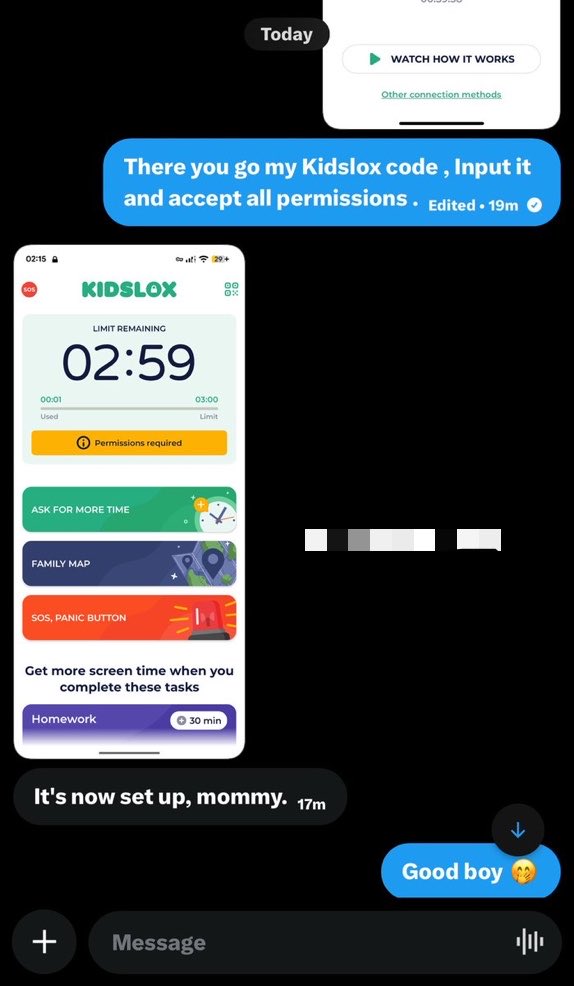 SpoilRid's tweet photo. He accepted my Kidslox code without hesitation. Good boy who’s next 😌? 

Sissy redhead Techdom nsfwtwt findom https://t.co/GI2Nt7Nwr5