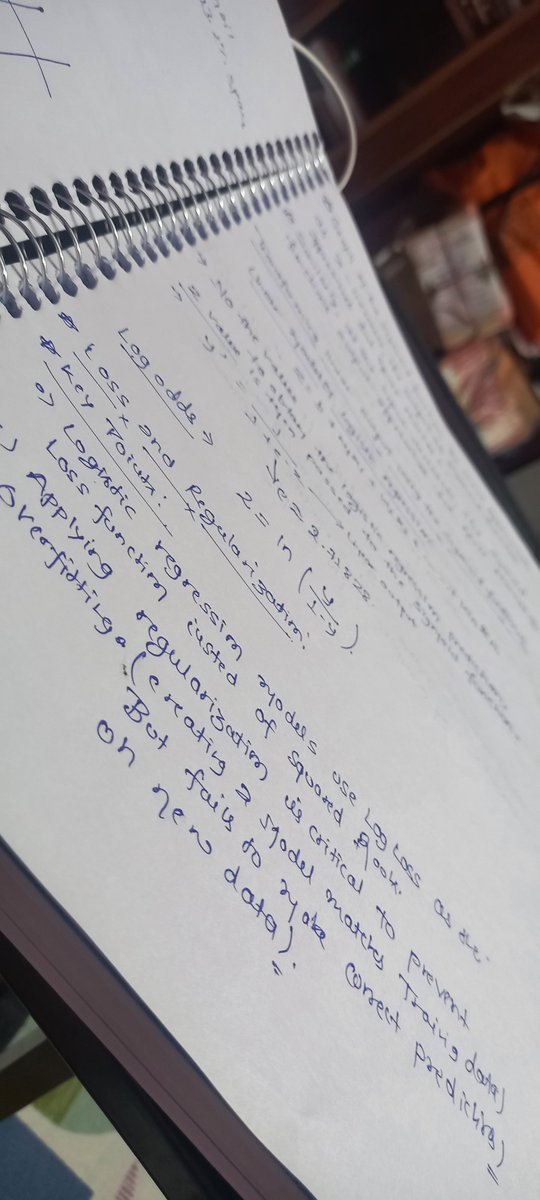SidVatsa's tweet photo. Day 5: Logistic Regression
Linear Regression → Predicts OUTPUT 
Logistic Regression → Predicts PROBABILITY
 don't say Yes/No directly.
say There is 82% chance of Yes
Threshold decides the final class.
#MachineLearning #AI #LogisticRegression #100DaysOfML #GoogleForDevelopers https://t.co/rDCzK9GHXv
