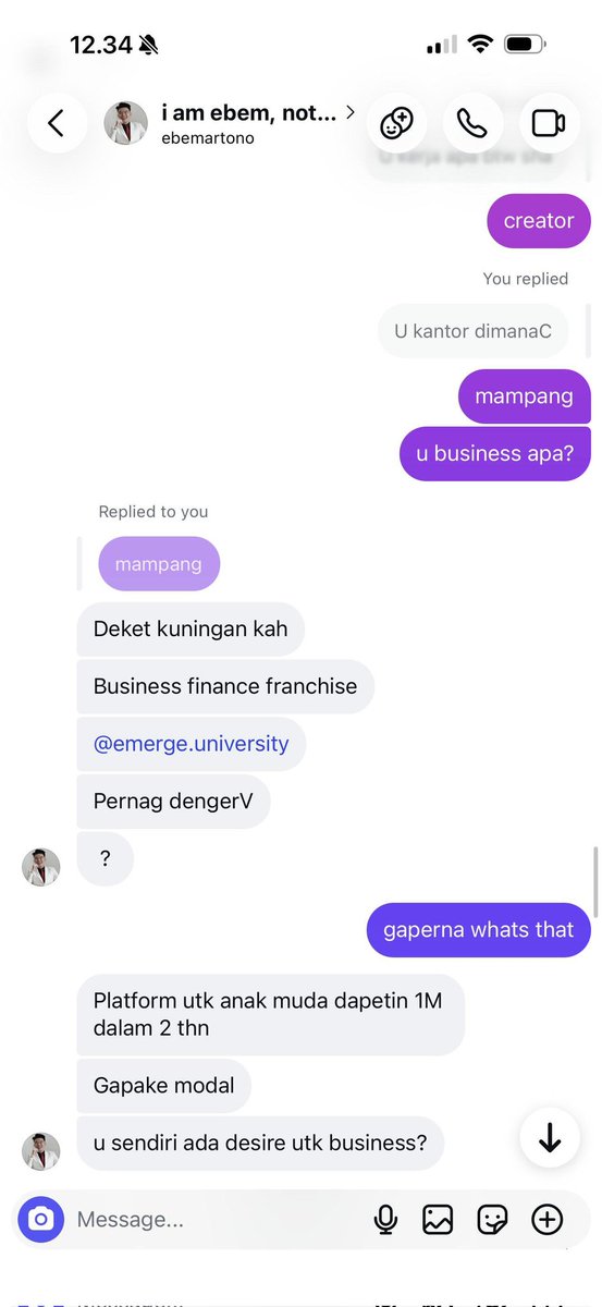 recehsjaa's tweet photo. Ebem said :"gw ambil hukum di untar, jadi u salah ngomong gw hukum"
Pria redflag ini ternyata sudah seperti ini dari tahun 2022. Bayangin sudah berapa banyak korban selama 4 tahun. Mana template lagi kata2 nyaaa.
Kita nobatkan pria tongkang ini adalah PRIA TERKONSISTEN se Jabodetabek.