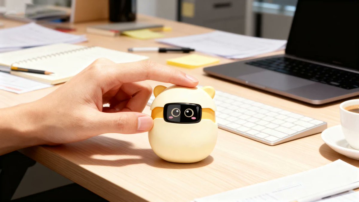 trends_place's tweet photo. 🥚 The Tamagotchi has evolved.
Sweekar is an AI-powered pocket pet that remembers conversations, develops its own personality, and grows alongside you.
👉 See it in "14 New AI-Powered Gadgets That Bring Innovation" - https://t.co/R30gUqCTJb
#AI #Tamagotchi #SmartToy https://t.co/rB895M65uR
