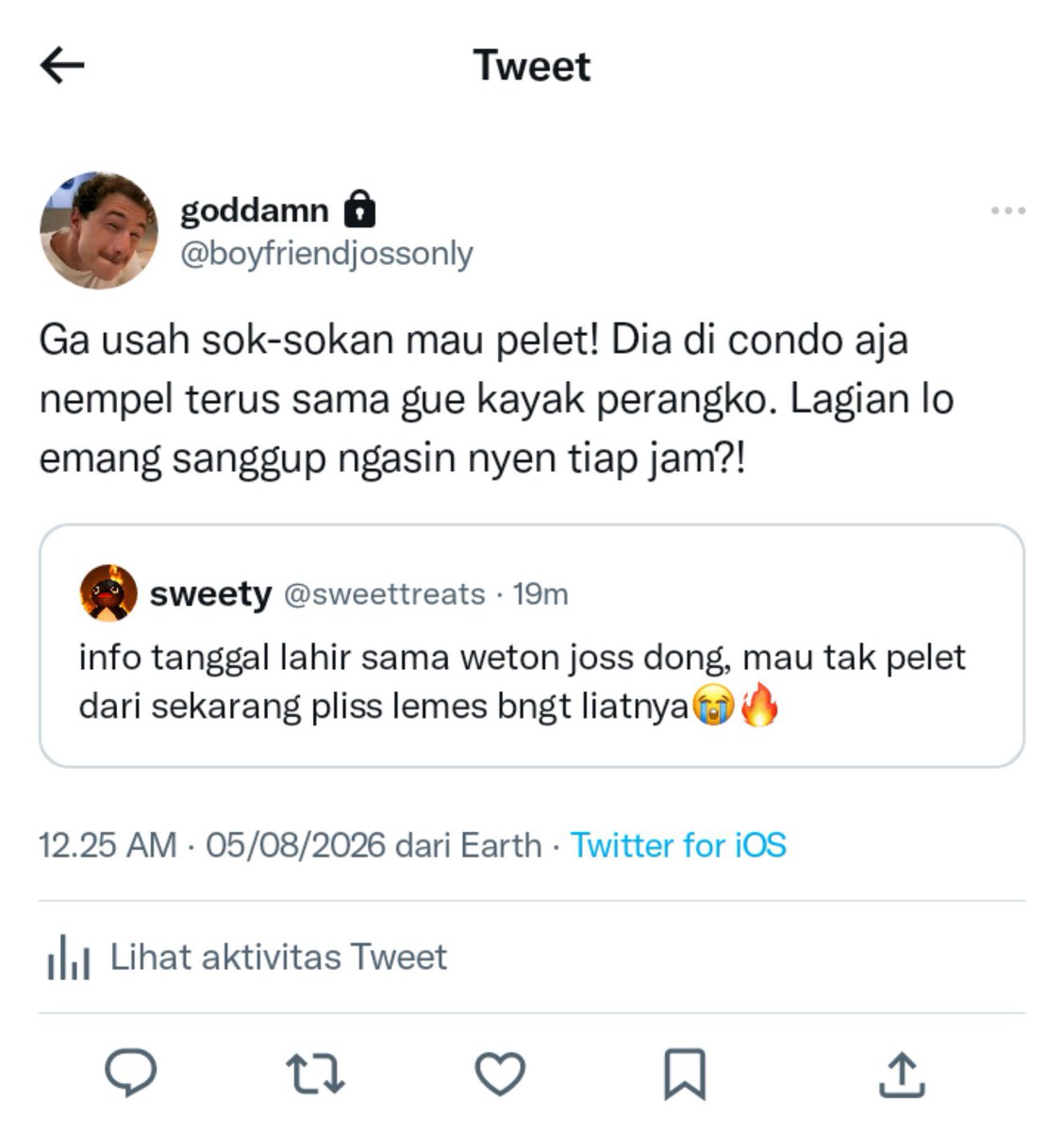 Tulippie_12's tweet photo. few tweets au #jossgawin

"dia yang nyuruh cat ash grey, dia juga yang kebakaran jenggot pas lo pada ngiler" https://t.co/fpwbjOyg6Z