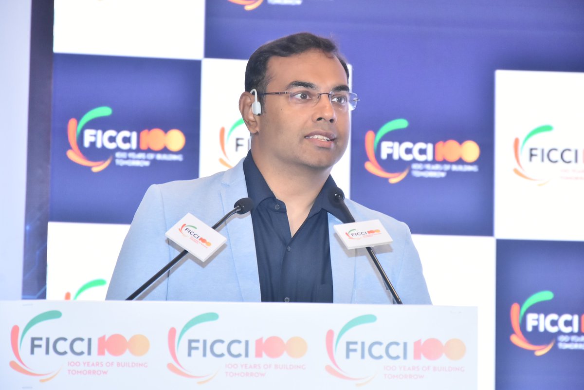 ficci_india's tweet photo. The way GenZ consumes products today, is very different than how other generations consume them. Understanding and aligning the products with all the generation's needs is important: Mr Jeyandran Venugopal, Chair FICCI Retail and Internal Trade Committee and President & CEO, Reliance Retail Ventures Limited at FICCI MASSMERIZE 2026