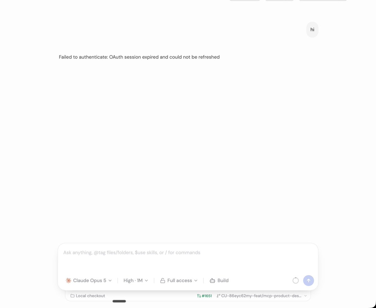 mrmarufpro's tweet photo. @t3dotcodes @theo @jullerino I’m authenticated using a Claude code setup token. The Providers settings indicate that I’m authenticated, but I’m unable to use it because of a failed authentication attempt. https://t.co/xqPpdMScDE