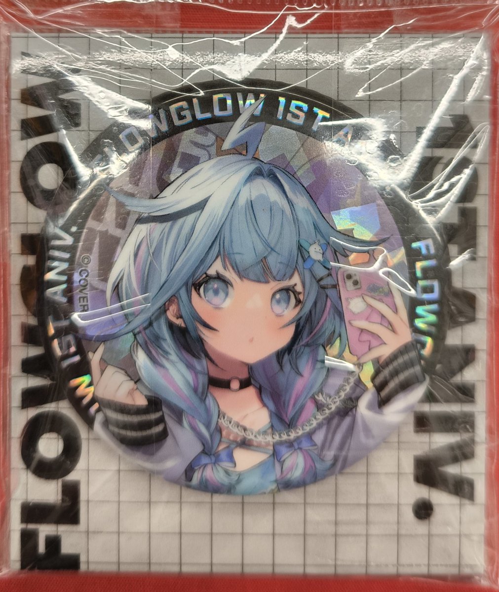 入荷情報】 ホロライブ より 水宮枢 💬🔁💙 ◇FLOW GLOW 1周年記念 缶