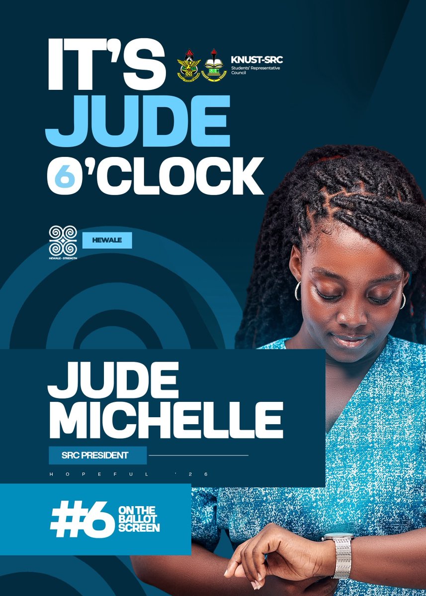 nkoantwi's tweet photo. ๐๐โ๐ ๐๐๐๐ โปโ๐๐๐๐๐ ๐
#Vote_6
#JudeMichelle26
#HEWALE https://t.co/XuYohiqMoe