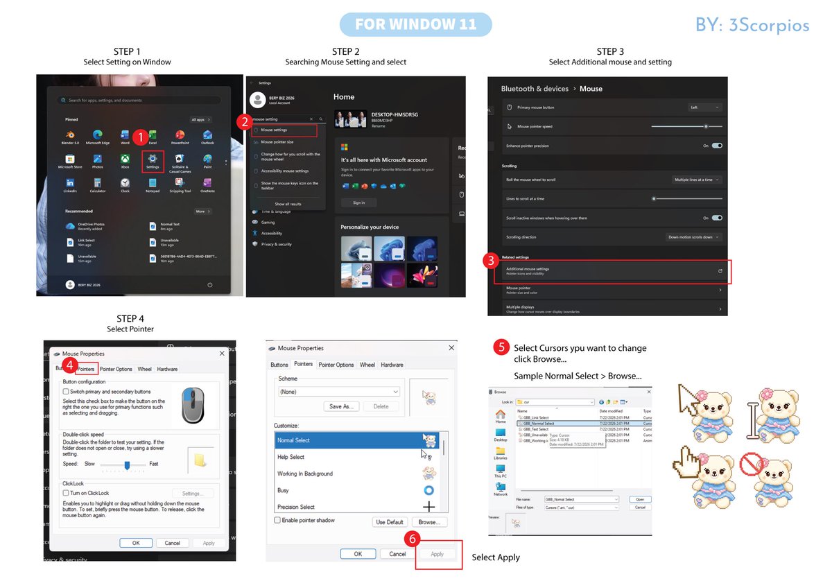 3Scorpios11's tweet photo. สวัสดีวันทำงาน พี่ย่า พี่ยาย กัมเบอร์แบร์ 🧸🦋
วันนี้มาแจก Mouse Pointer Gumber Bear ให้ทุกคนเอาไปใช้กันน้าาา 🤍
https://t.co/IuiXyPDCC9

นั่งทำงานเห็นหลานบนหน้าจอ จะได้มีกำลังใจ เยอะๆ, ขอให้วันนี้เป็นวันที่ดีของทุกคนนะค่ะ ☺️ 
use window only (Mac OS stay tune na ka)

#กัมเบอร์แบร์ #GumberBear 
#ลีน่าหมิว #LenaMiu