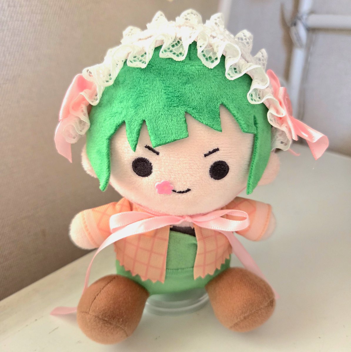 enunun__'s tweet photo. 💐さんおめかしした🎶🎶
タコさんちょっとサイズあってなくて若干パツパツ😂 https://t.co/uuIgRPRB9a