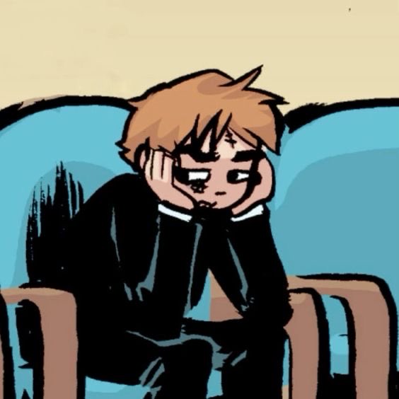 kabarriii's tweet photo. I feel like Scott Pilgrim, except for my knives chau won’t stop calling me and my ramona is gone #scottpilgrim https://t.co/z0Ka11u7E5