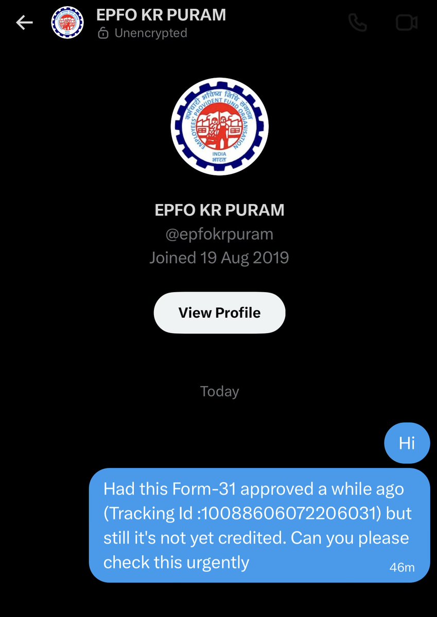 Sunilskailas's tweet photo. @epfokrpuram @epfokrpuram show some respect  to the queries we raise ! https://t.co/80Z4GpYhHe
