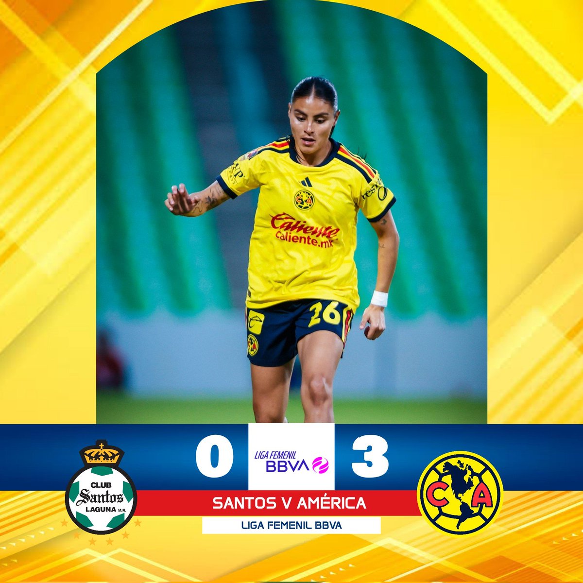 ArenaSoccer_MX's tweet photo. 🔰 DEBUT CON TRIUNFO DE LAS CAMPEONAS!...CON GOLES DE ALEXA SOTO, GABRIELA GARCIA Y GEYSE FERREIRA VENCEN A SANTOS.

#LigaFemenilBBVA 🇲🇽 https://t.co/3PW1CRo9Tx