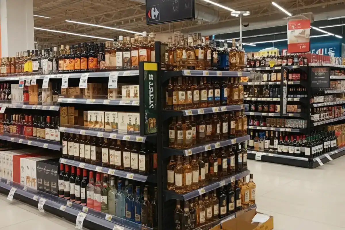 taghaberleri's tweet photo. — A101’e satılan CarrefourSA, içki tedarikini durdurdu. 

Mağazalardaki mevcut stoklar tükendikten sonra içki satışı sona erecek. https://t.co/pv2iJKP0h5