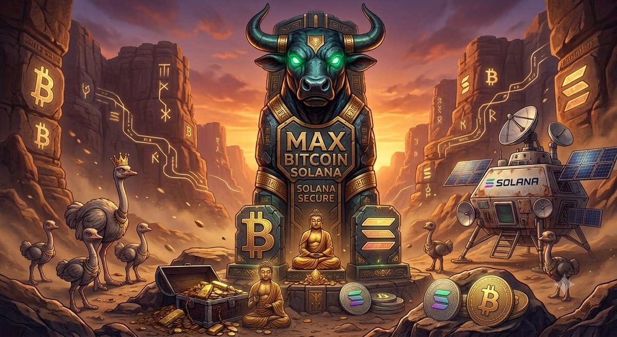 MaxBitcoinSol's tweet photo. Enter the digital shrine of the ultimate bull run. 🐂⚡ We’ve fused the unmatched power of MAX BITCOIN with the unstoppable speed of SOLANA.
​This is the prophecy fulfilled. Secure your spot in the future of finance.
​Grab your $MBS on https://t.co/RRmbxBPBLn now: 👇
[https://t.co/qcf0M6KXYU] 🚀🌕
​#MaxBitcoinSolana #$MBS #PumpFun #Solana #Bitcoin #BullMarket #CryptoGems