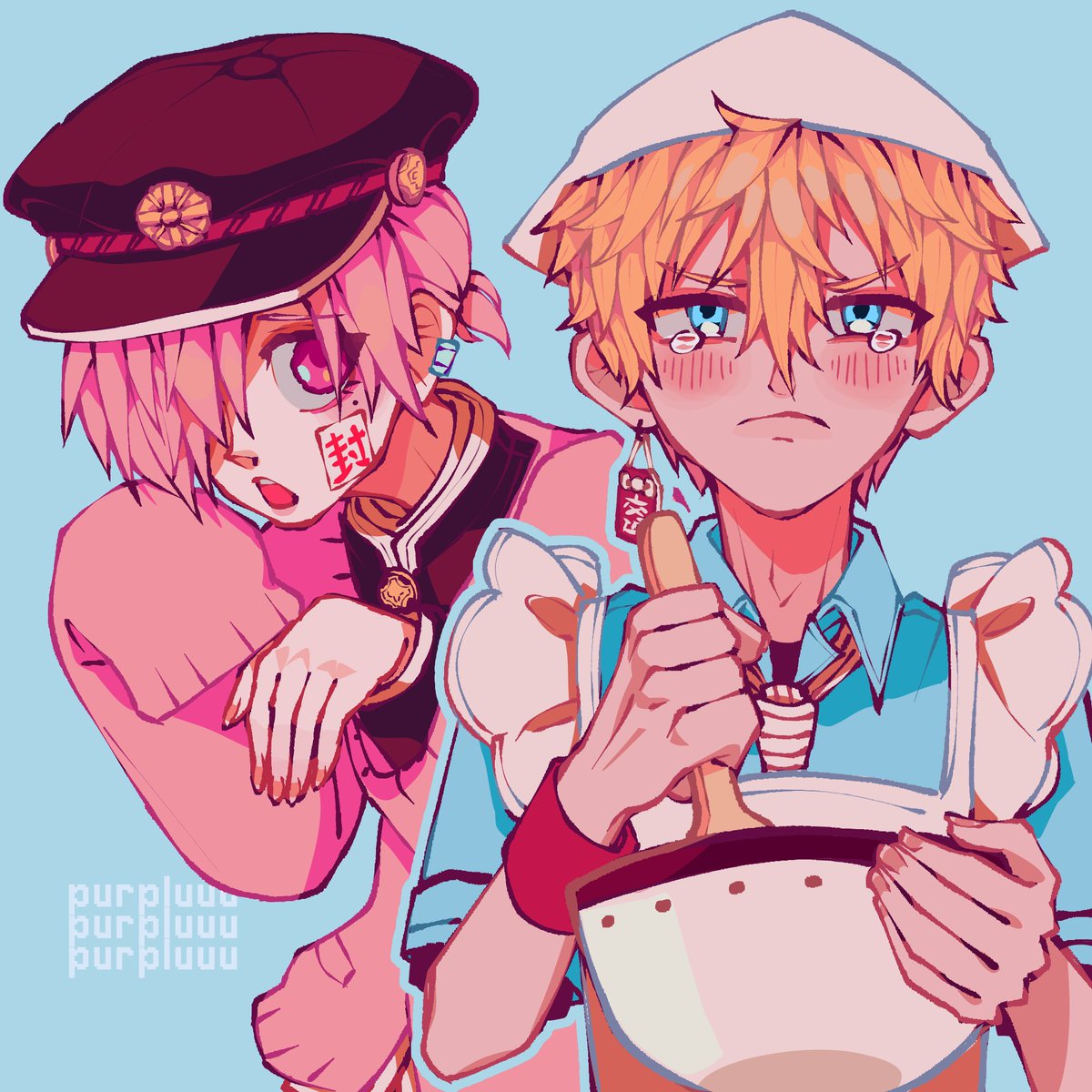 purpluuu_'s tweet photo. roleswap: mitsukou as hananene! #mitsukouweek2026 #tbhk https://t.co/ztgdv3MPib