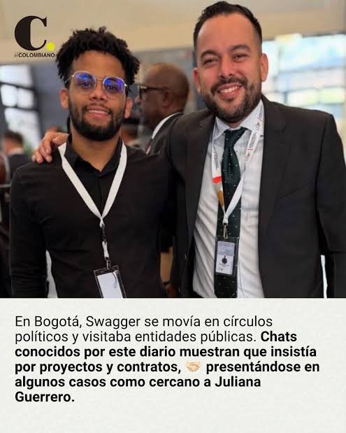 Katheclipse's tweet photo. @Melquisedec70 @Mineducacion Y el tercero en la foto ¿no es Trespalacios? El presunto testaferro de las hermanitas Guerrero?… Recordemos que el Ministro es amigo MUY cercano de las susodichas. https://t.co/Nh8GdomhDc