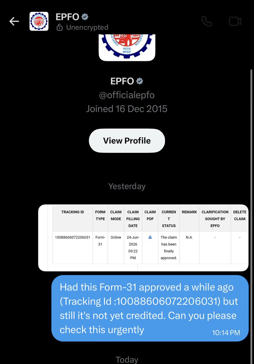 Sunilskailas's tweet photo. @officialepfo EPFOIsWithYou ❌
EPFOIsNOTWithYou ✅ https://t.co/0zBXi1BzLv