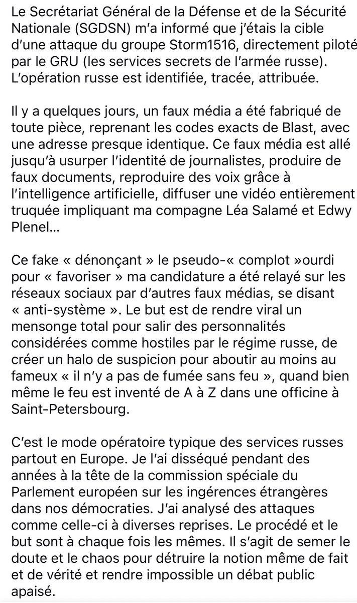 rglucks1's tweet photo. Les services russes ont commencé leurs opérations de déstabilisation de la campagne de 2027. Et ce n’est qu’un début. https://t.co/d0qlH7luDw