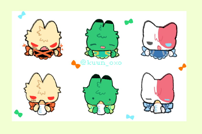 kuun_oxo's tweet photo. 🐶🐰🐱 https://t.co/uuph0wabe9
