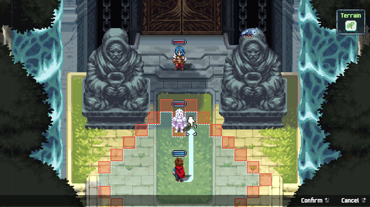 Look_behindyou's tweet photo. Finished watching the Fire Emblem Direct?

If you're looking for another tactical RPG to get excited about, meet Soverain.

⚔️ Deep tactical combat
🎨 Hand-crafted pixel art
👑 Mature political fantasy
❤️ Built by a passionate indie team over several years

Wishlist on Steam! https://t.co/XCLLD9pU1p