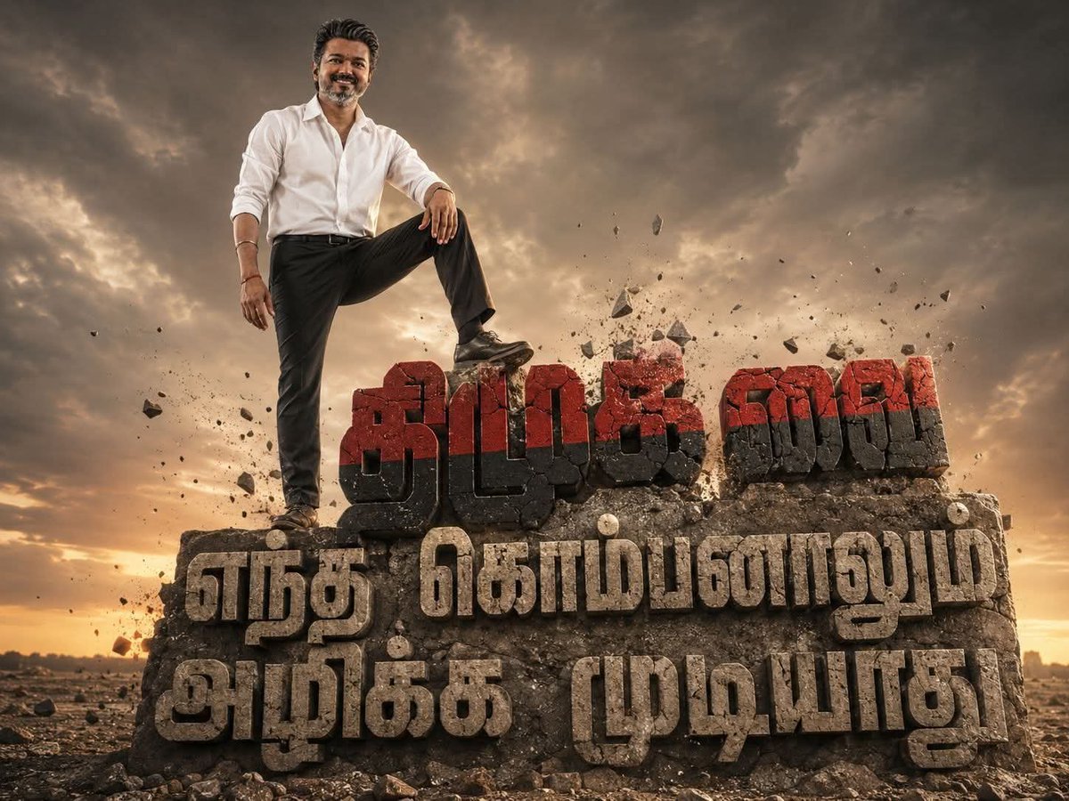 ImBlackPantherr's tweet photo. 🔥🔥🔥🔥 @TVKVijayHQ 

Masss ya nee @actorvijay https://t.co/0YKXY8XlP6