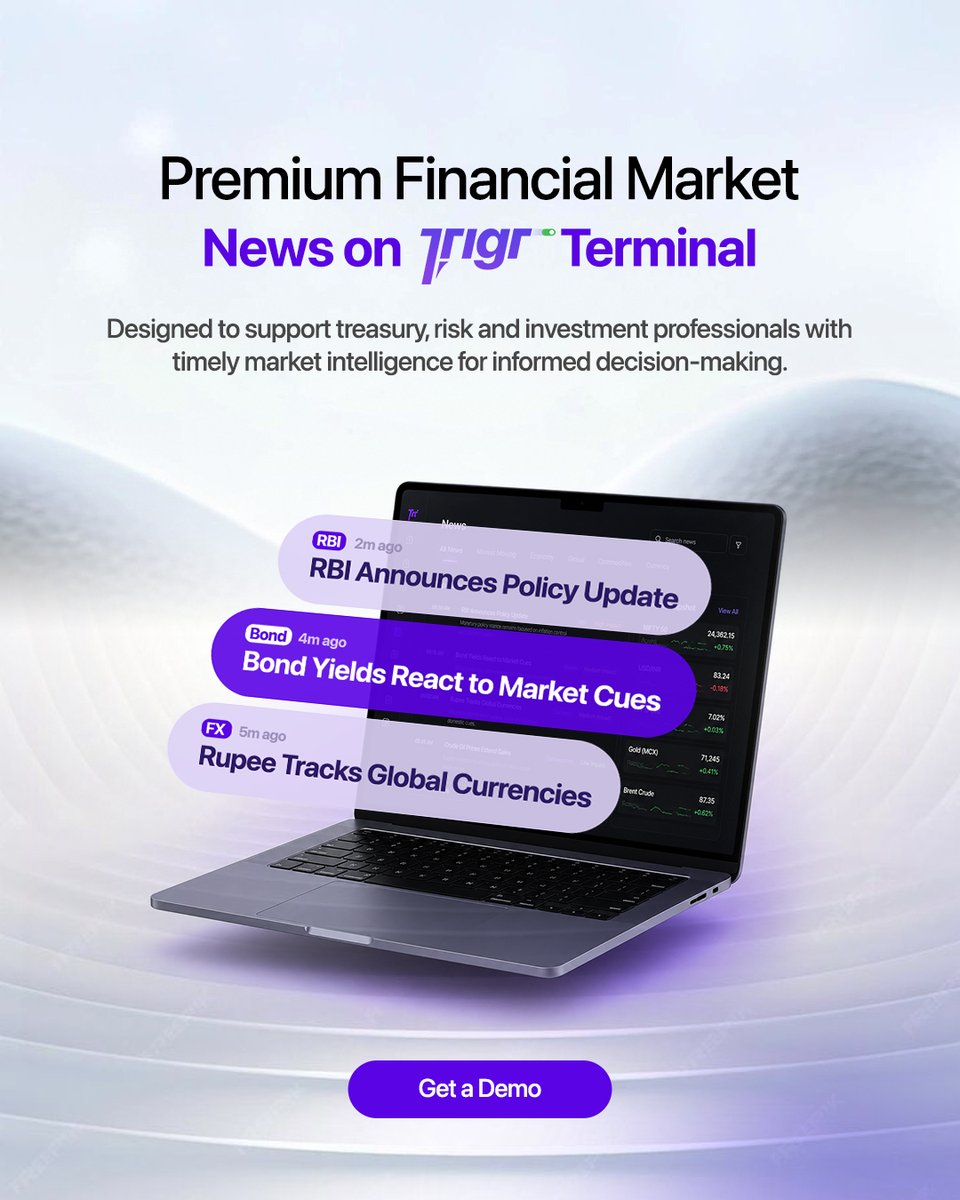 Tickermarket's tweet photo. Financial markets are driven by information. Having timely access to credible news can make all the difference in how institutions respond to market developments.
#TrigrTerminal #MarketNews #TreasuryManagement #InstitutionalFinance #CorporateFinance https://t.co/lr63pBd5pm