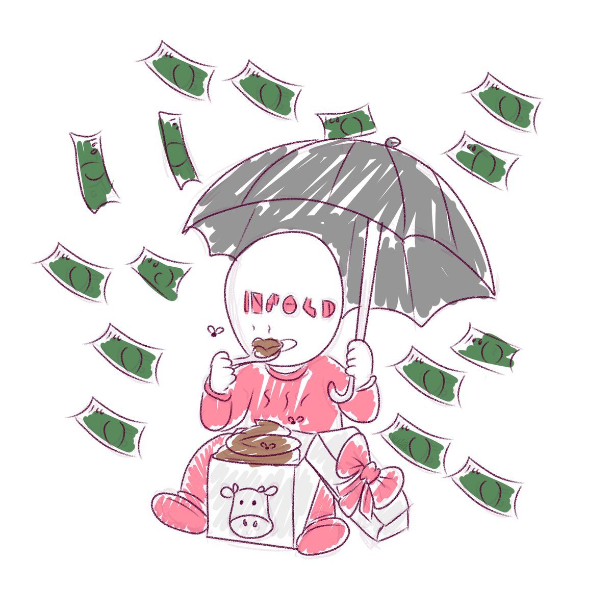 BlackRoseWrts's tweet photo. @Love_Deepspace IT'S RAINING DOLLARS AND Y'ALL ARE TOO BUSY EATING CDG SHIT.

🎨: @LynxBerryart 

#bringvalkoback
#valkoisthe6thLI https://t.co/pt2eI4uFkf
