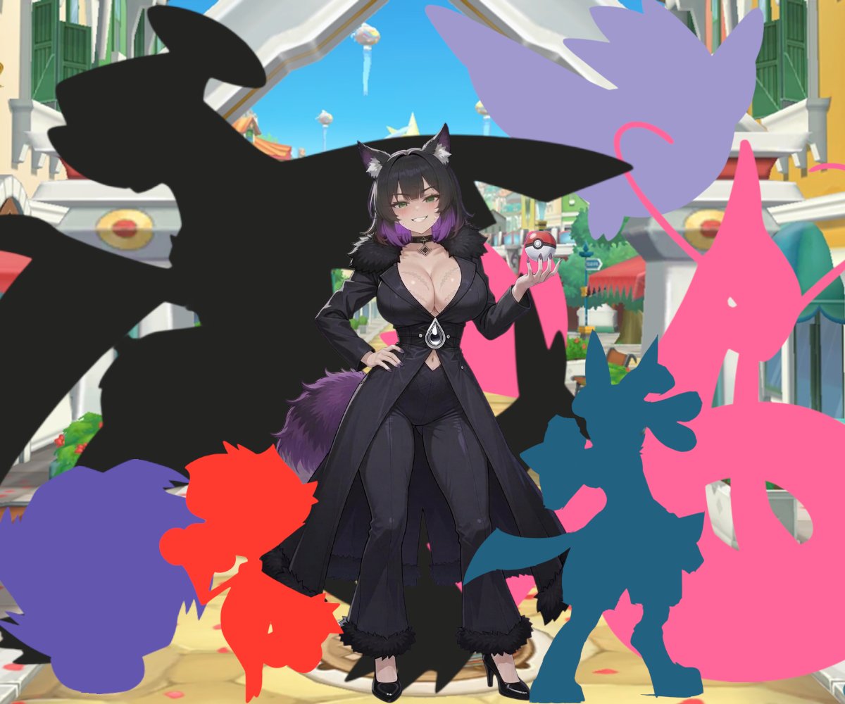 DrakoViolet's tweet photo. 🔥👾Ahora qué les parece esto ! Yo soy la campeona ahora ~ ! Listo para empezar combate ? ~ 👾🔥

* Suena piano de fondo * jsjs 

#sexrol #freerol #roleplay #cynthia #pokemon https://t.co/0tnwVpFDO2