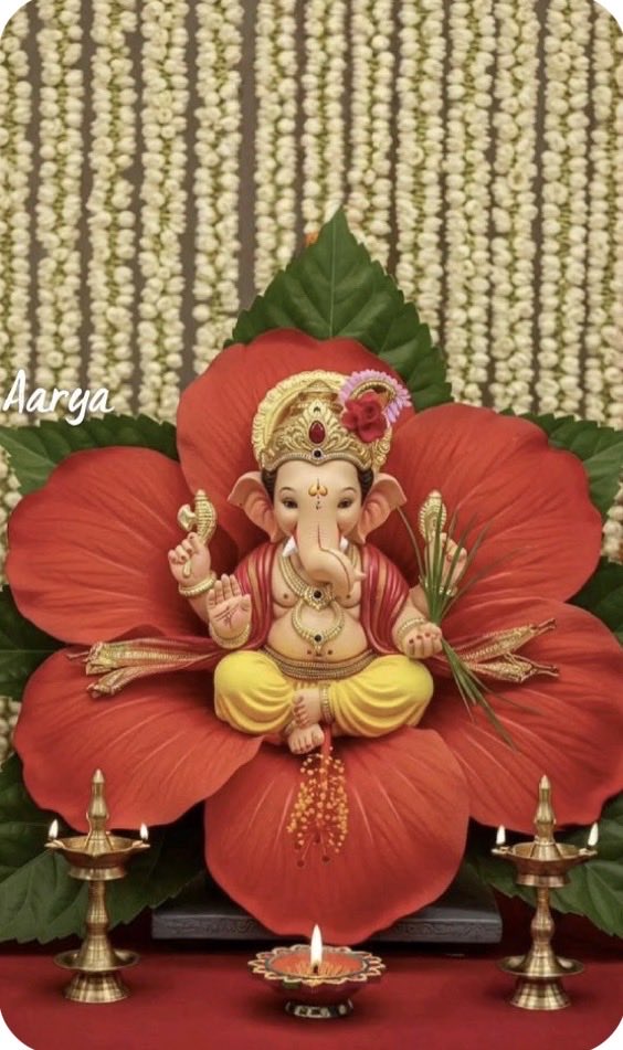 Anaogha's tweet photo. 🌺॥ ॐ गं गणपतये नमः॥ 🌺 https://t.co/rR3CPgJydZ