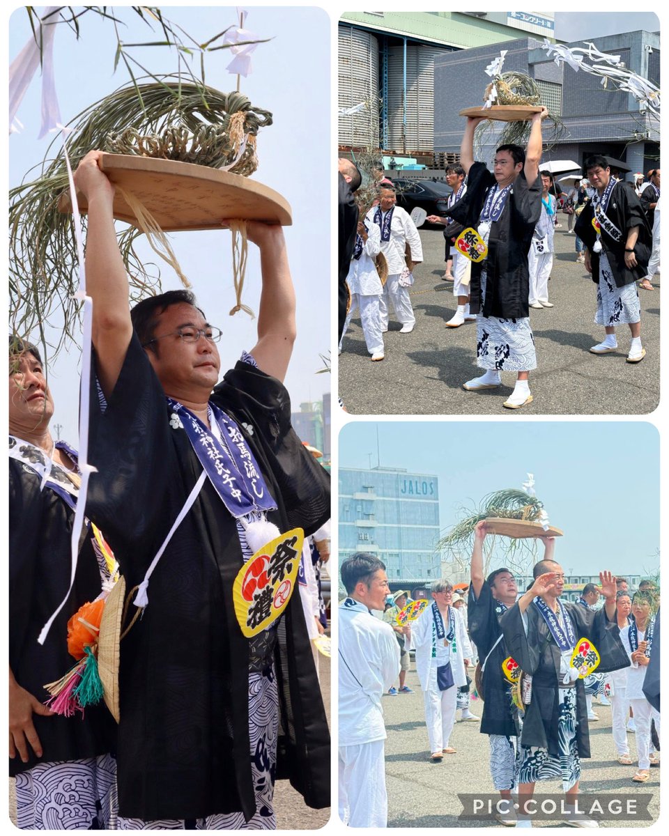 inami_toshi's tweet photo. 【本牧神社例祭・第461回お馬流し】

戦後81年、昭和101年の年。本牧の歴史と伝統の重みを改めて感じる例祭となりました。
かつて鎮座の地、本牧十二天は、米軍接収地となり、本牧町二丁目への仮遷座を経て、接収解除後に現在の本牧和田へご遷座された本牧神社。
以来、私はお宮元の町内・本牧和田祭礼委員会の一員を務めさせていただいてます。
地域の歴史や文化、伝統を次の世代へ受け継いでいくことの大切さを改めて実感しました。
今年、息子が先導役である『じゃらんこ』を務めるご縁をいただきました。

8/1(土)、本牧の総鎮守・本牧神社に6体のお馬さまをお迎えし、厳かに例祭が斎行されました。
翌8/2(日)早朝、「お馬送り式」が執り行われ、奉戴車に安置されたお馬さまは氏子町内を巡幸した後、本牧漁港から船方衆の祭礼船で本牧沖へ送り出されました。

また、祭礼期間中は各町内で神輿渡御や趣向を凝らした縁日も開催され、多くの笑顔と賑わいに包まれました。

461年にわたり受け継がれてきた伝統行事は、地域の歴史や文化、先人たちの想いを未来へとつなぐ貴重な財産です。少子高齢化や地域コミュニティの変化が進む中だからこそ、このような伝統文化を守り育て、次世代へ継承していくことの意義は一層大きくなっています。

今後も、地域に根差した歴史・文化・伝統を大切にし、郷土への誇りを育むまちづくりに取り組んでまいります。

#本牧神社
#横浜市中区
#お馬流し
#世代をつなぐ
#地域の祭り
#丸尾なつ子
#いなみ俊之助
#誇れる街中区