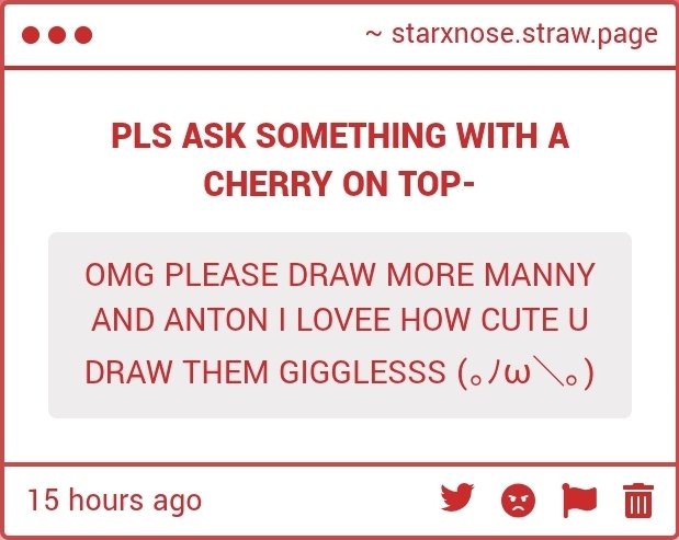 starx_nose's tweet photo. HEHE, TY ANON FOR THOSE SWEET WORDS OF U
i actually planing to draw more manton since my friends are requesting me a lot, for now have this semi old doodle https://t.co/0JFSgqQVAJ