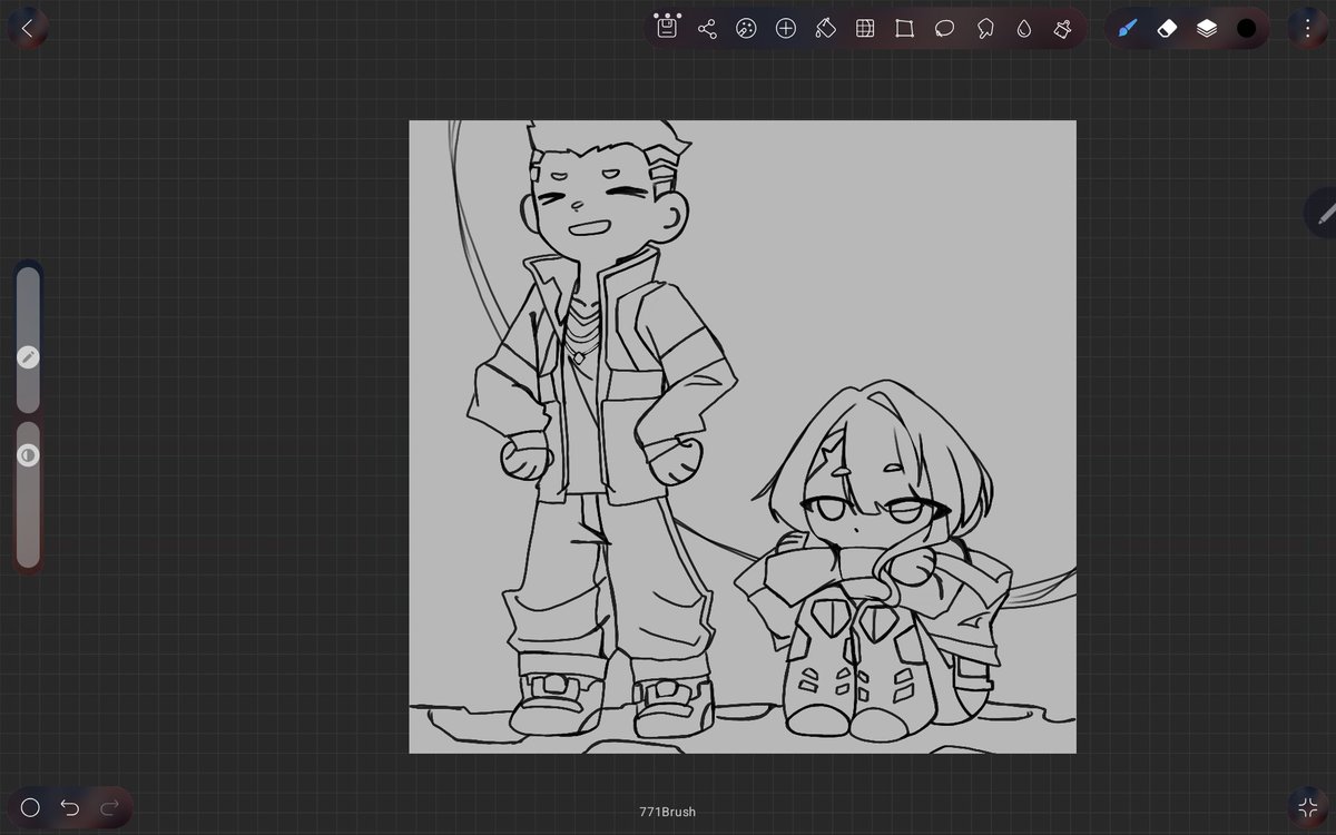 Re1yah_'s tweet photo. WIP of David and Lucy on the moon 🌙
#DavidMartinez #Lucy #Cyberpunkedgerunners https://t.co/nHU3FnVulP