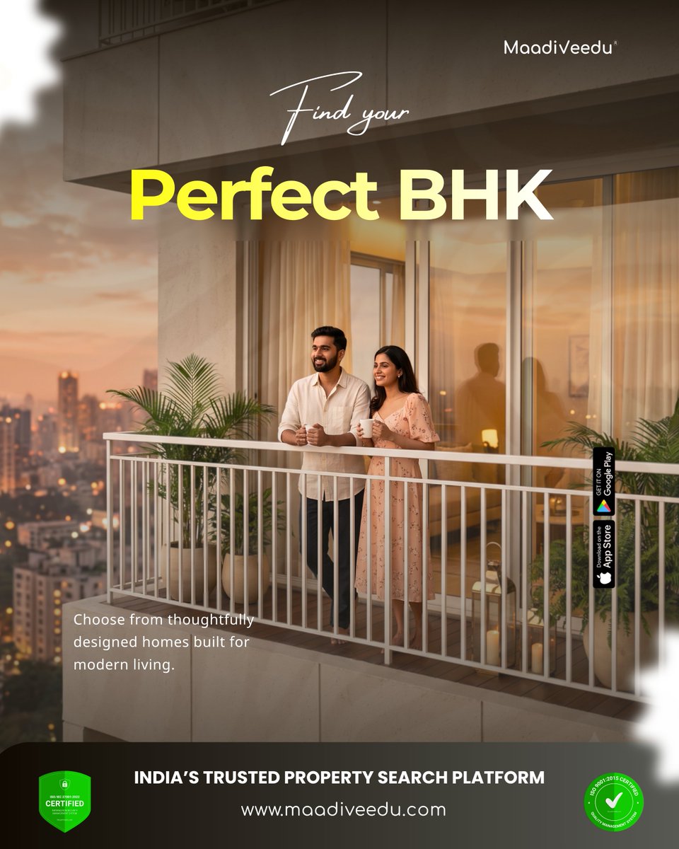 maadiveedu's tweet photo. Find Your Perfect BHK..
https://t.co/Bv2yQWfyfL 
#maadiveedu #portal #india #free #Unlimited #property https://t.co/GxOJLlrQyi